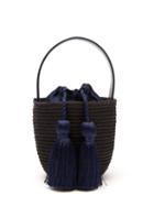Matchesfashion.com Cesta Collective - Party Pail Woven Sisal Bag - Womens - Navy