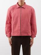 Bode - Siren Embroidered Cotton Jacket - Mens - Red