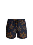 Matchesfashion.com Paul Smith - Torn Floral Print Swim Shorts - Mens - Black Multi