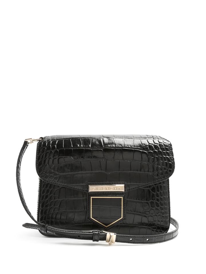 Givenchy Nobile Small Crocodile-effect Cross-body Bag