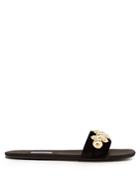 Prada Sphere-embellished Velvet Slides