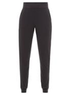 Commando - High-rise Ribbed-jersey Track Pants - Womens - Black