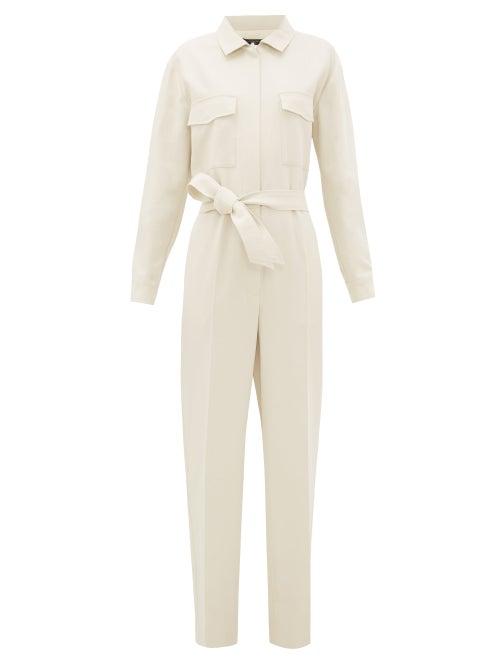 Matchesfashion.com Weekend Max Mara - Omelia Jumpsuit - Womens - Ivory