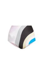 Matchesfashion.com Mara Hoffman - Lydia High Waisted Bikini Briefs - Womens - Grey Multi