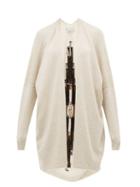 Matchesfashion.com Queene And Belle - Sonora Geometric Intarsia Cashmere Cardigan - Womens - Ivory Multi