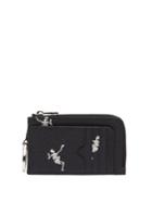 Alexander Mcqueen Dancing Skeleton-print Grained-leather Wallet