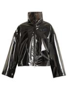 Matchesfashion.com Valentino - Translucent Zip Through Jacket - Womens - Black