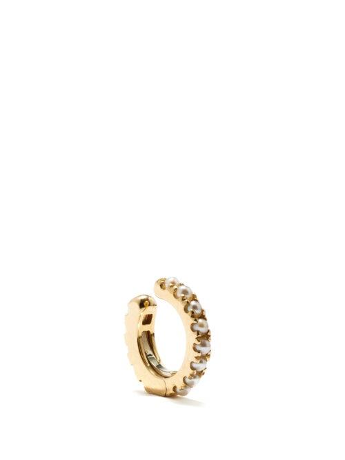 Maria Tash - Pearl & 14kt Gold Single Ear Cuff - Womens - Pearl