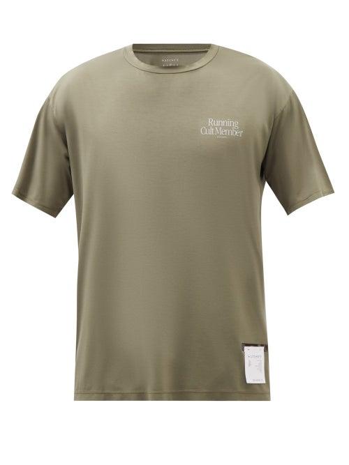 Satisfy - Auralite Jersey T-shirt - Mens - Green