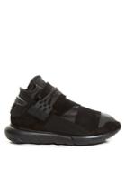 Y-3 Qasa High-top Leather And Suede Trainers