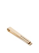 Matchesfashion.com Burberry - Logo Engraved Tie Bar - Mens - Gold