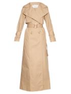 See By Chloé Double-breasted Oversized-collar Trench Coat
