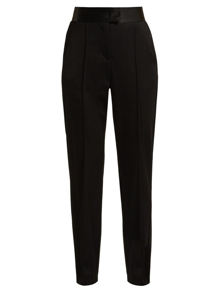 Msgm High-rise Jersey Trousers