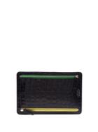 Smythson Mara Crocodile-effect Leather Currency Wallet