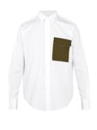 Ami Contrast-pocket Cotton Shirt