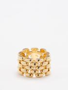Lizzie Mandler - Cleo 18kt Gold Ring - Womens - Yellow Gold
