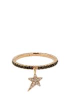 Diane Kordas Diamond & Rose-gold Star Ring
