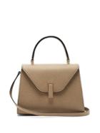 Matchesfashion.com Valextra - Iside Mini Leather Bag - Womens - Beige