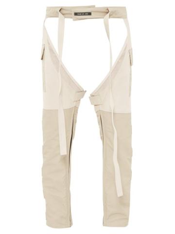 Matchesfashion.com Fear Of God - Panelled Leather Chaps - Mens - Ivory
