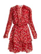 Raquel Diniz Adah Floral-print Silk-chiffon Dress