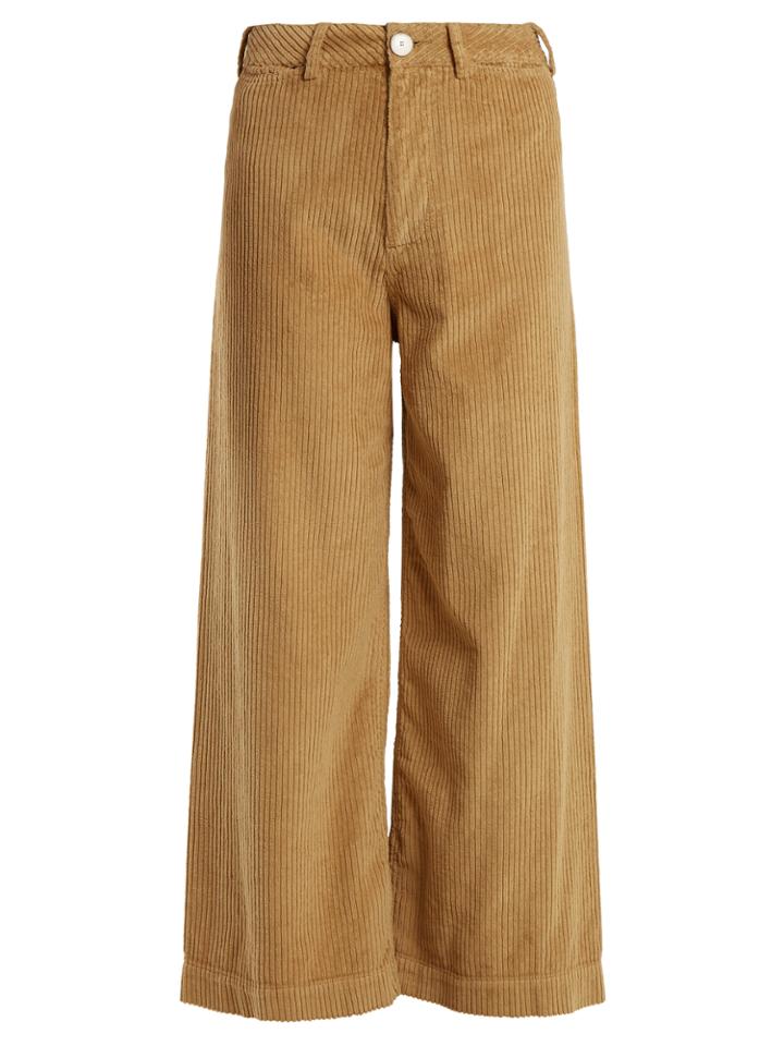 Masscob High-rise Wide-leg Corduroy Trousers