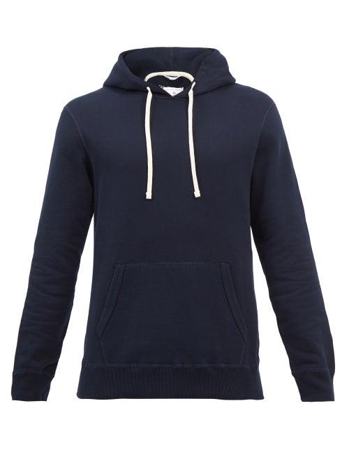 Reigning Champ - Raglan-sleeve Cotton-terry Hooded Sweatshirt - Mens - Navy