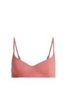 Matchesfashion.com Bower - Charlotte Balconette Bikini Top - Womens - Pink