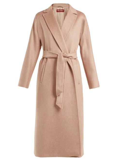 Matchesfashion.com Max Mara Studio - Prussia Coat - Womens - Light Pink