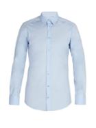 Matchesfashion.com Dolce & Gabbana - Johnny Cotton Blend Poplin Shirt - Mens - Blue