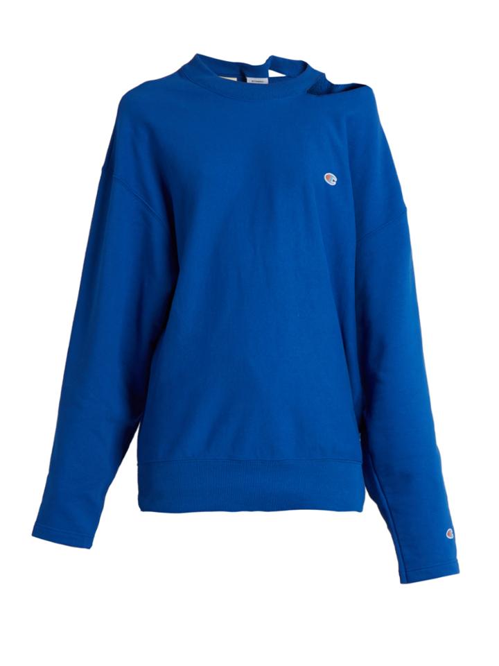 Vetements X Champion Oversized Cotton-blend Sweatshirt