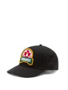 Matchesfashion.com Dsquared2 - Logo-embroidered Cotton-twill Baseball Cap - Mens - Black