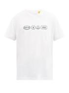 Matchesfashion.com 2 Moncler 1952 - Logo-print Cotton-jersey T-shirt - Mens - White