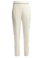Matchesfashion.com Etro - High Rise Crepe Trousers - Womens - Ivory