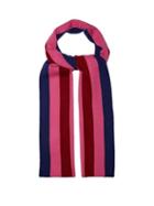 Matchesfashion.com Charlotte Simone - Striped Wool Blend Scarf - Womens - Pink