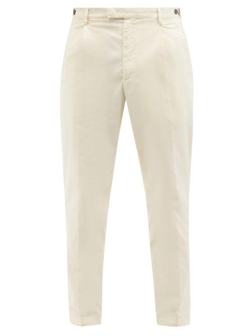 Barena Venezia - Pavion Cotton-blend Trousers - Mens - Cream