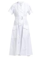 Matchesfashion.com Sportmax - Fionda Shirtdress - Womens - White