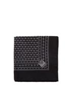 Dolce & Gabbana Geometric-print Silk Pocket Square