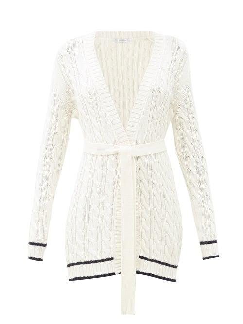 Matchesfashion.com Max Mara - Sorbona Cardigan - Womens - White