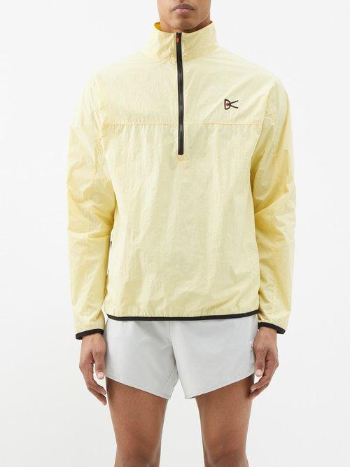 District Vision - Theo Half-zip Shell Jacket - Mens - Yellow