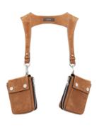 Matchesfashion.com Amiri - Double-pouch Suede Harness - Mens - Brown