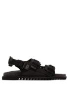 Matchesfashion.com Dunhill - Radial Nubuck Sandals - Mens - Black