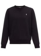Matchesfashion.com Polo Ralph Lauren - Logo-embroidered Technical Sweatshirt - Mens - Black
