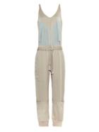 Stella Mccartney Luke Washed-satin Jumpsuit