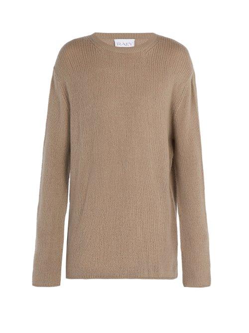 Matchesfashion.com Raey - Open Knit Summer Cashmere Sweater - Mens - Grey