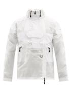 Mens Activewear The North Face - Steep Tech Hooded Waterproof Jacket - Mens - White