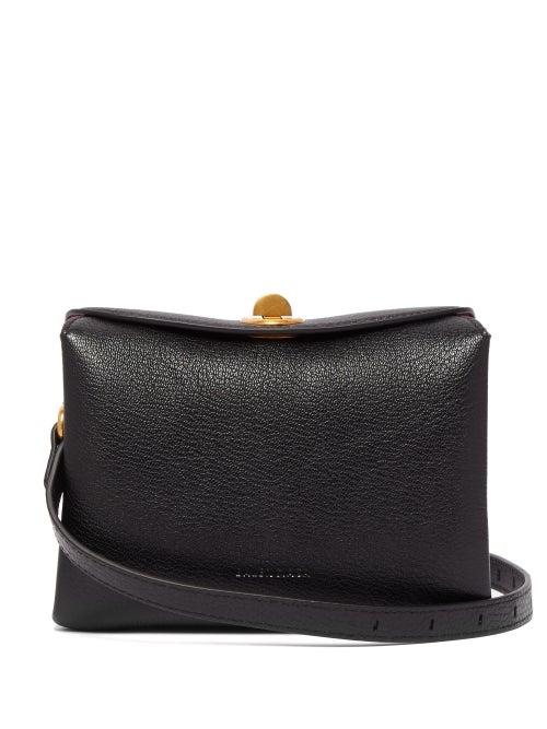 Matchesfashion.com Balenciaga - Flap Xs Grained Leather Cross Body Bag - Womens - Black