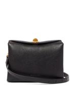 Matchesfashion.com Balenciaga - Flap Xs Grained Leather Cross Body Bag - Womens - Black