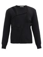 Matchesfashion.com Comme Des Garons Shirt - Cutout Wool Sweater - Mens - Black