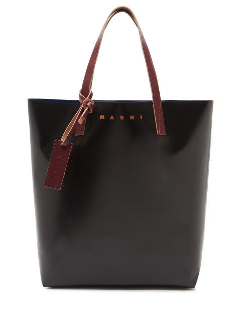 Matchesfashion.com Marni - Bi-colour Pvc Tote - Mens - Black Multi