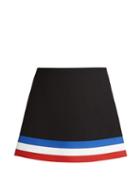 J.w.anderson Striped-hem Neoprene Mini Skirt